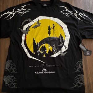 Civil Regime- Disney Black and Yellow Nightmare Before Christmas Men's Tee
